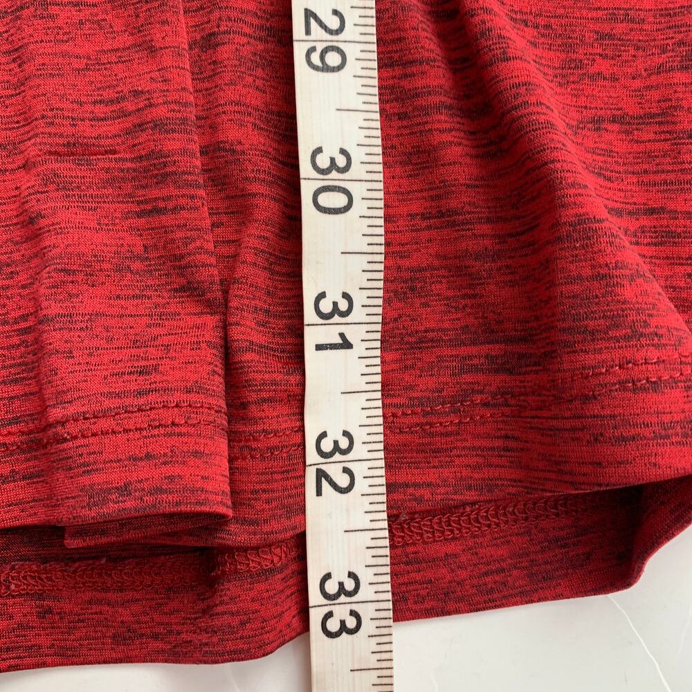 SPECKLESS Red Short Sleeve Ruffle Mini Dress Small - Picture 4 of 9